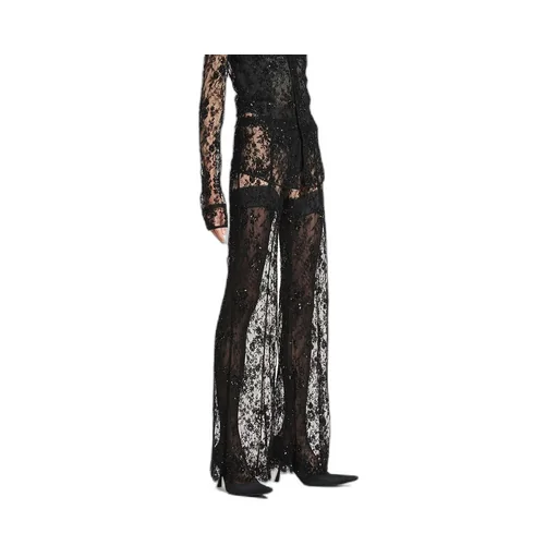 Embroidered Lace Pants