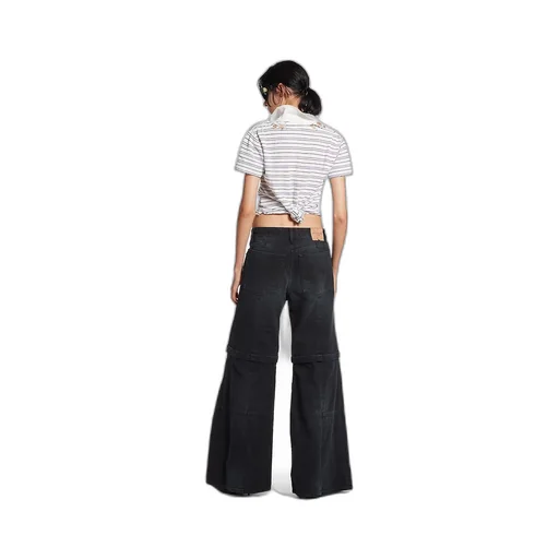 Flared Cargo Pants