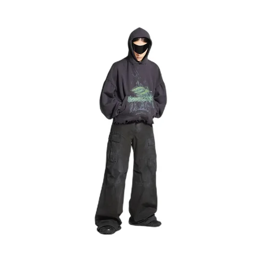 Diy Imprint Cropped Hoodie
