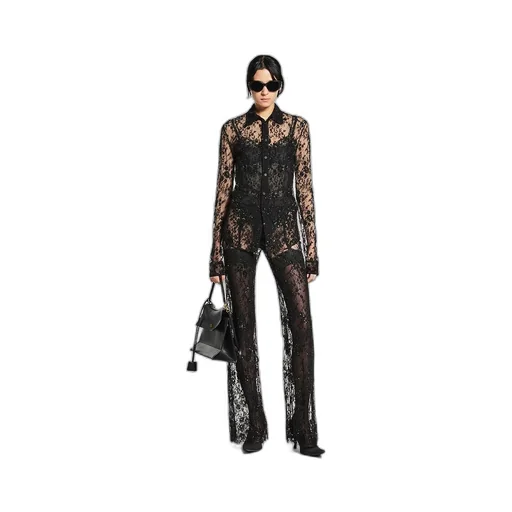 Embroidered Lace Pants
