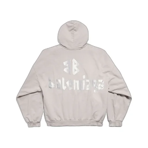 New Tape Type Hoodie Oversized