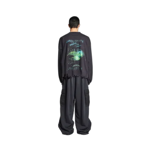 Diy Imprint Cropped Long Sleeve T-Shirt