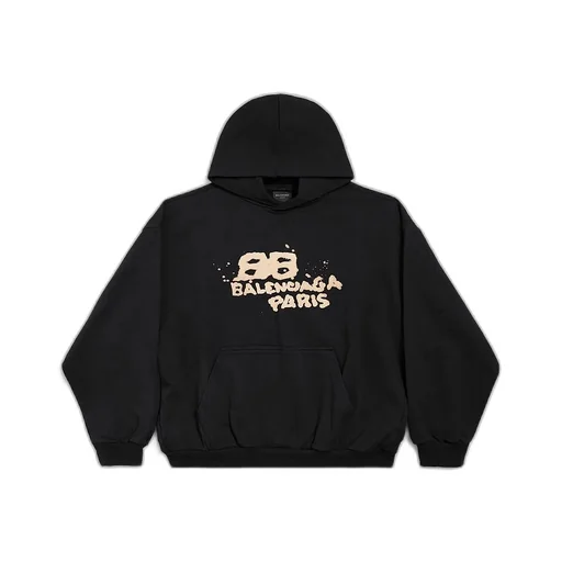 Hand Drawn Back Hoodie Medium Fit