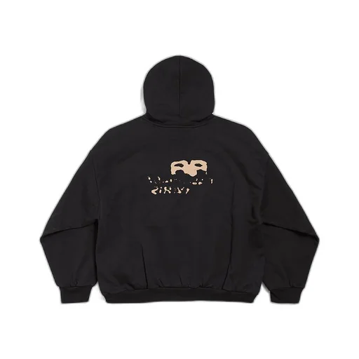 Hand Drawn Back Hoodie Medium Fit