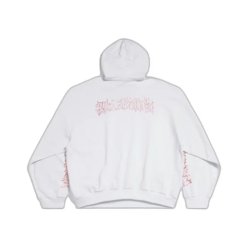 Diy Metal Outline Hoodie Oversized
