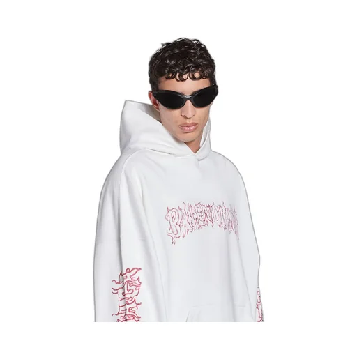 Diy Metal Outline Hoodie Oversized