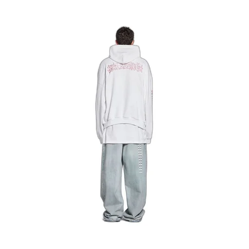 Diy Metal Outline Hoodie Oversized