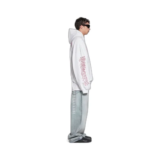 Diy Metal Outline Hoodie Oversized