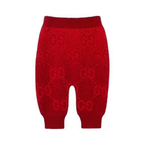 Baby Gg Wool Jacquard Trouser