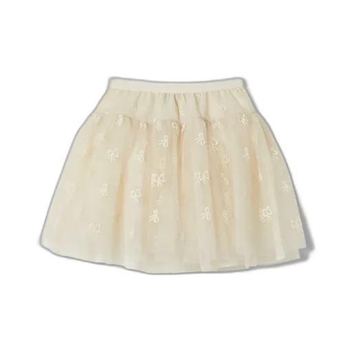 Children's Embroidered Tulle Skirt