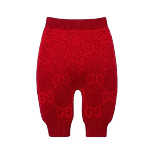 Baby Gg Wool Jacquard Trouser