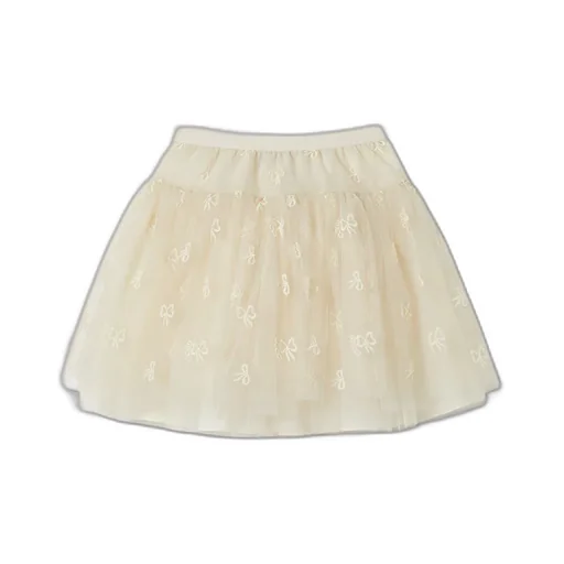Children's Embroidered Tulle Skirt