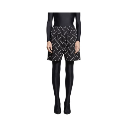 Diagonal Allover Pyjama Shorts