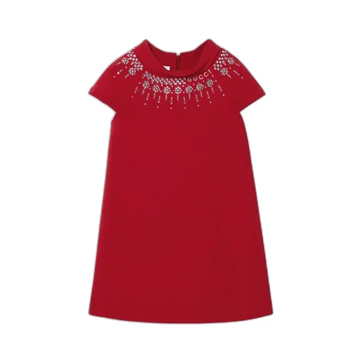 Children's Embroidered Jersey Dress