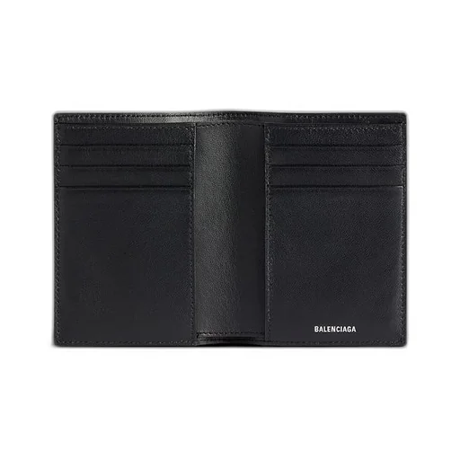 Embossed Monogram Vertical Bifold Wallet Box