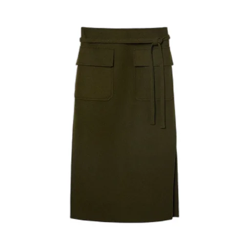 Wool Cashmere Skirt