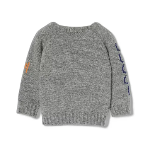 Baby Embroidered Wool Sweater