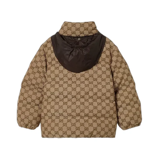 Children's Gg Canvas Padded Jacket