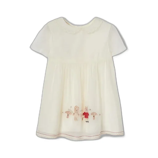 Baby Embroidered Organza Dress