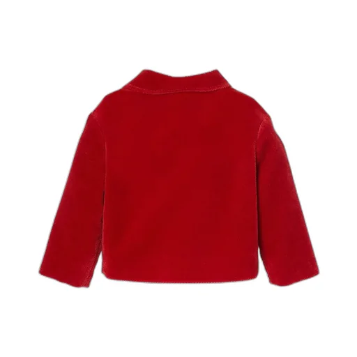 Baby Embroidered Velvet Jacket
