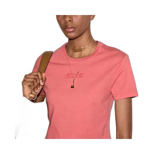 Embroidered Cotton Jersey T-Shirt