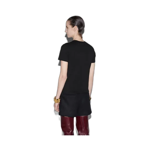 Cotton Jersey T-Shirt With Embroidery