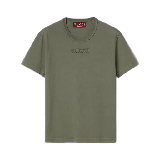 Embroidered Cotton Jersey T-Shirt