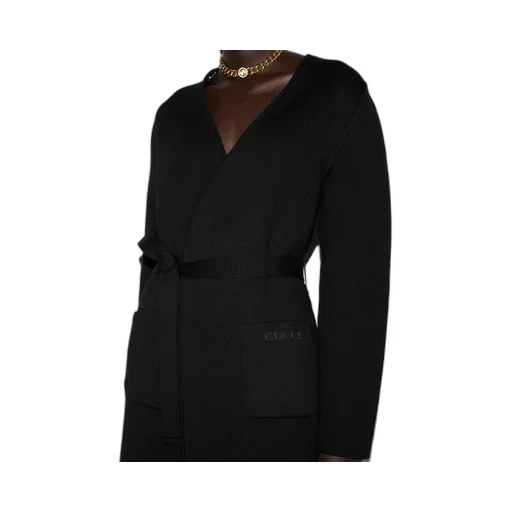 Reversible Gg Wool Cardigan