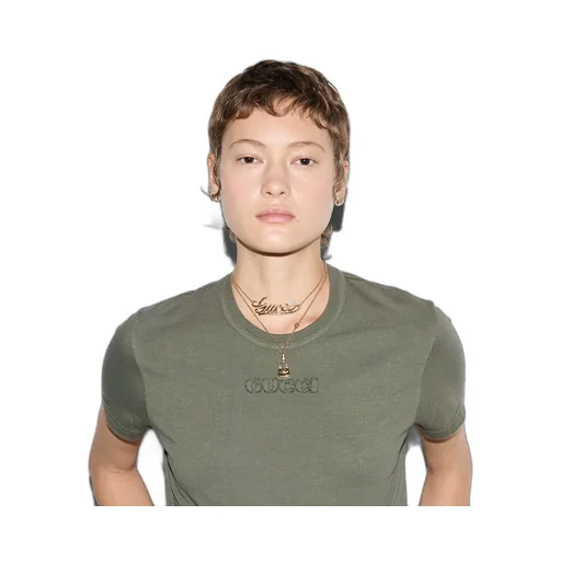 Embroidered Cotton Jersey T-Shirt