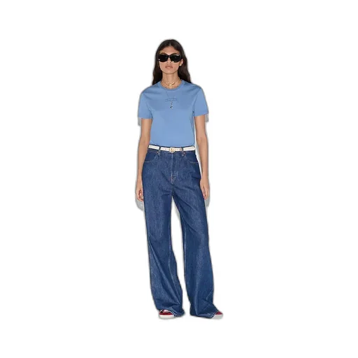 Embroidered Cotton Jersey T-Shirt