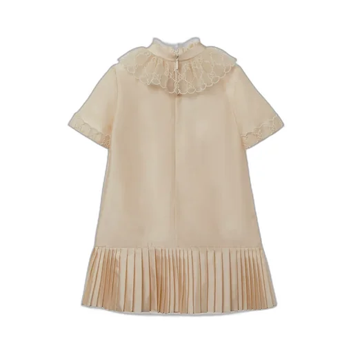 Children's Embroidered Silk Dress