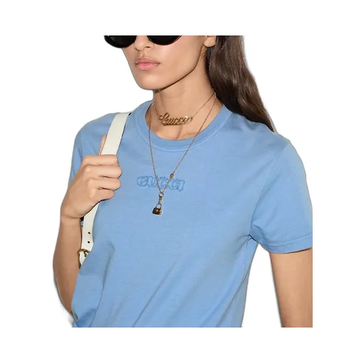 Embroidered Cotton Jersey T-Shirt