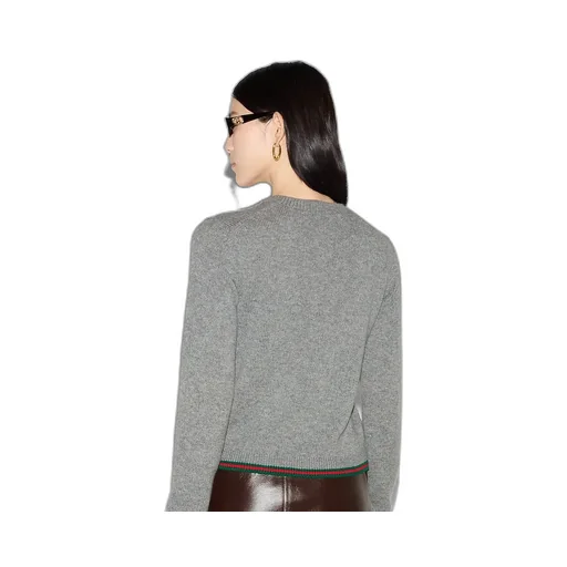 Fine Cashmere Top With Web