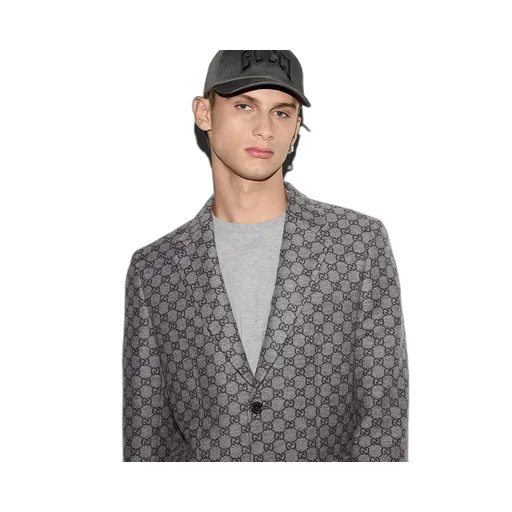 Gg Wool Flannel Jacket