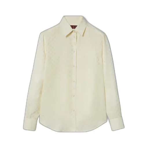 Gg CrÊPe Silk Shirt