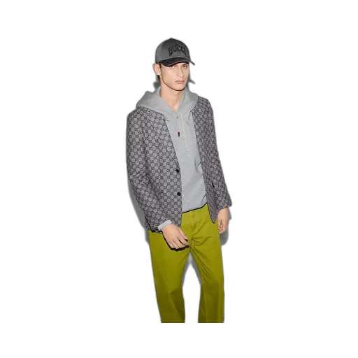 Gg Wool Flannel Jacket