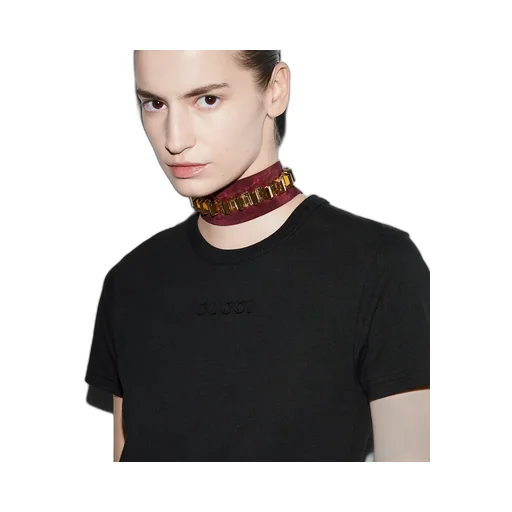 Cotton Jersey T-Shirt With Embroidery