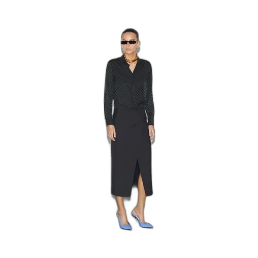 Gg CrÊPe Silk Shirt