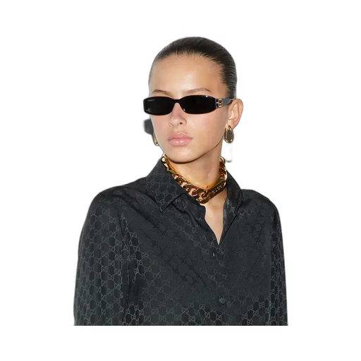 Gg CrÊPe Silk Shirt