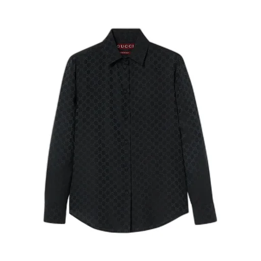 Gg CrÊPe Silk Shirt