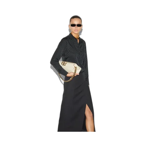 Gg CrÊPe Silk Shirt