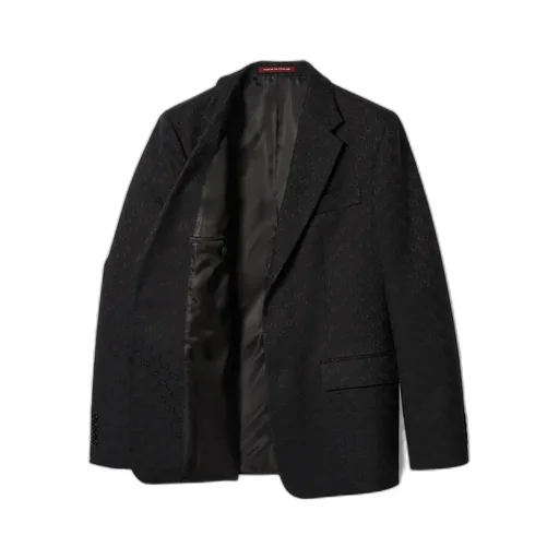 Gg Cotton Blend Canvas Jacket