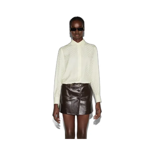 Gg CrÊPe Silk Shirt