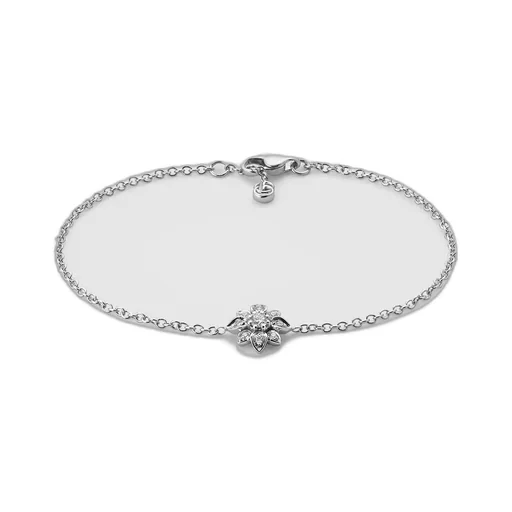 Gucci Flora 18K Diamond Chain Bracelet