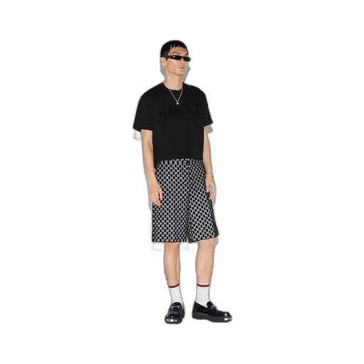 Cotton Jersey T-Shirt With Embroidery