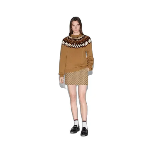 Norwegian Wool Jacquard Sweater