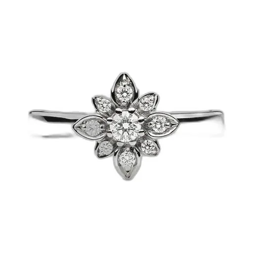 Gucci Flora 18K Diamond Ring