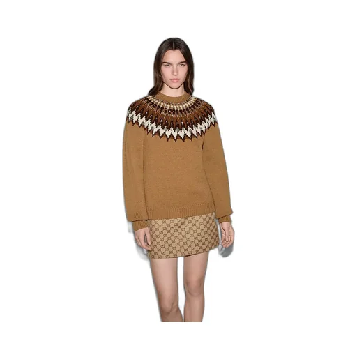 Norwegian Wool Jacquard Sweater