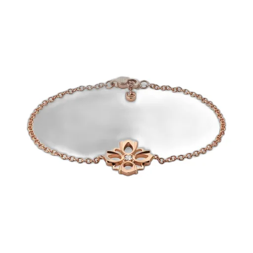 Gucci Flora Diamond 18K Chain Bracelet
