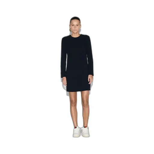 Checked Bouclé Wool Dress